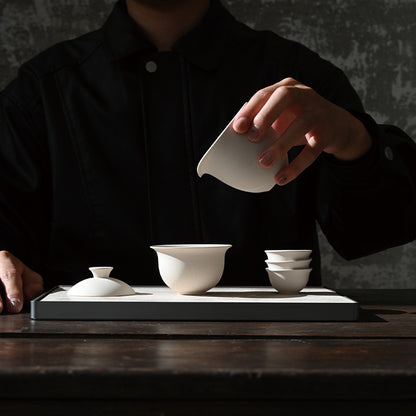 Portable Porcelain  Travel Tea Set with Case