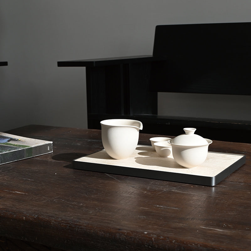 Portable Porcelain  Travel Tea Set with Case